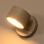 Gian LED-Wandleuchte Eisen Beige 1