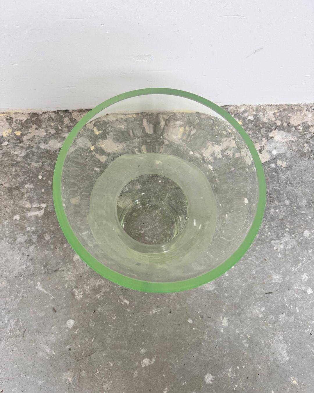 Fat Neck Vase Glas Transparent 2