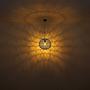 1-Light Rivard Pendant Light Paper Iron Black ⌀59cm 3
