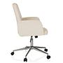 SOLAO CORD Bürostuhl Drehbar mit Rollen Cord-Optik Beige 3