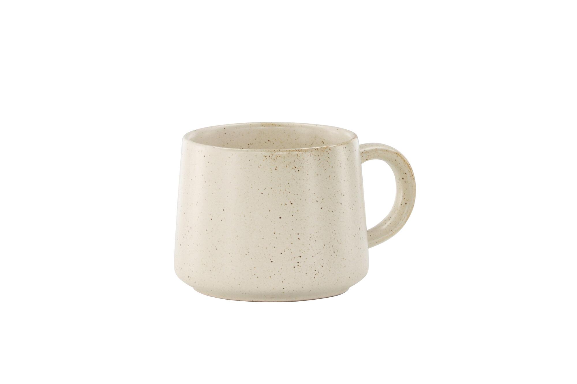 2x Active Tasse-Set Beige Schwarz 9x8Hcm 5