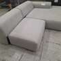 Pyllow Sofa Récamiere Rechts Webstoff Sandgrau 4