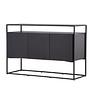 Kingsport Coffee Table MDF Smoke Black 1