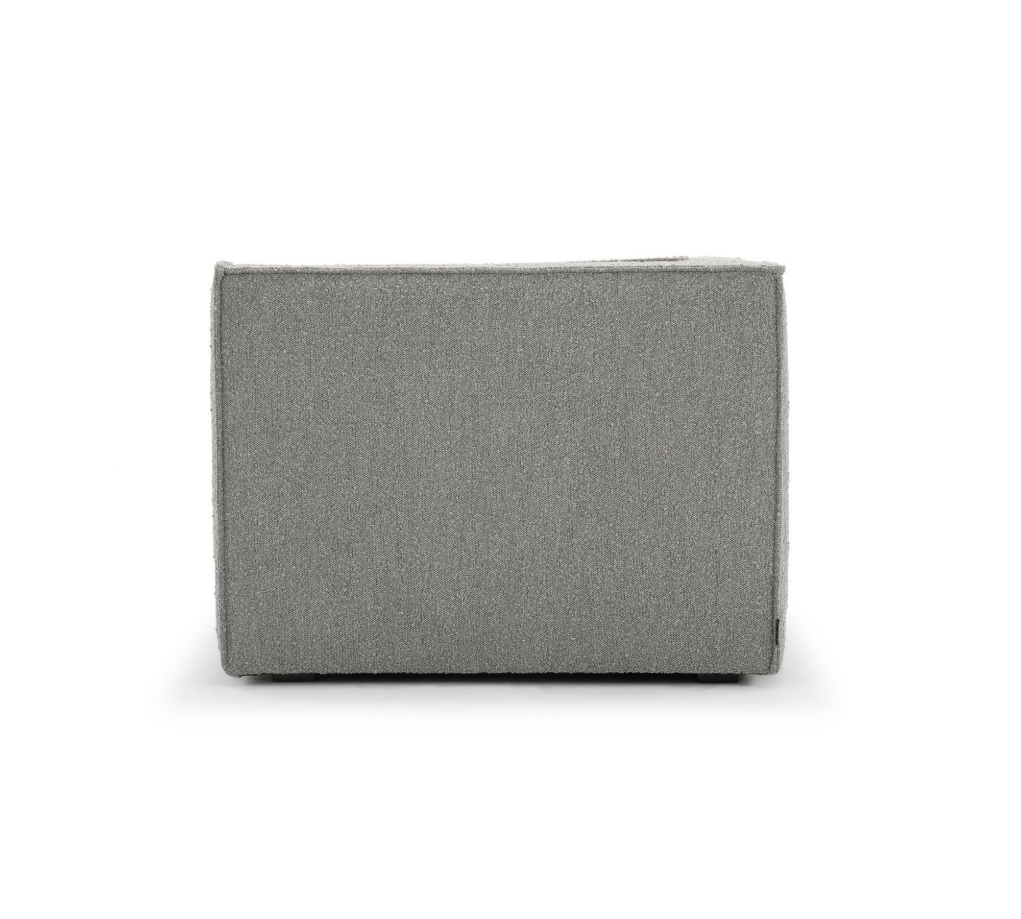 Dane 1-Sitzer Eckmodul Links Maya Warm Grey 3