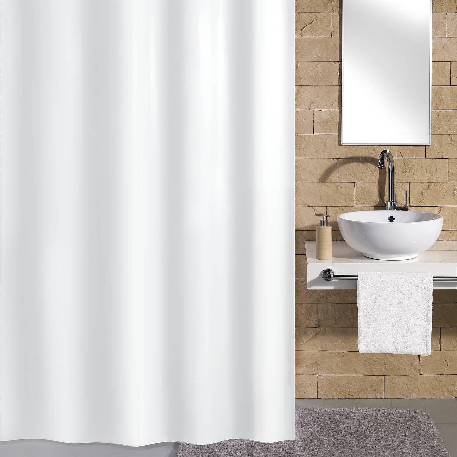 Duschvorhang Rica Polyester Weiß 2