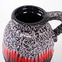 Keramikvase Fat Lava 1960er Jahre 4