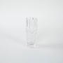 Ice glass vase 1970s 1