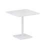MANTRA Bistrotisch Aluminum Weiß 75x75 cm 0