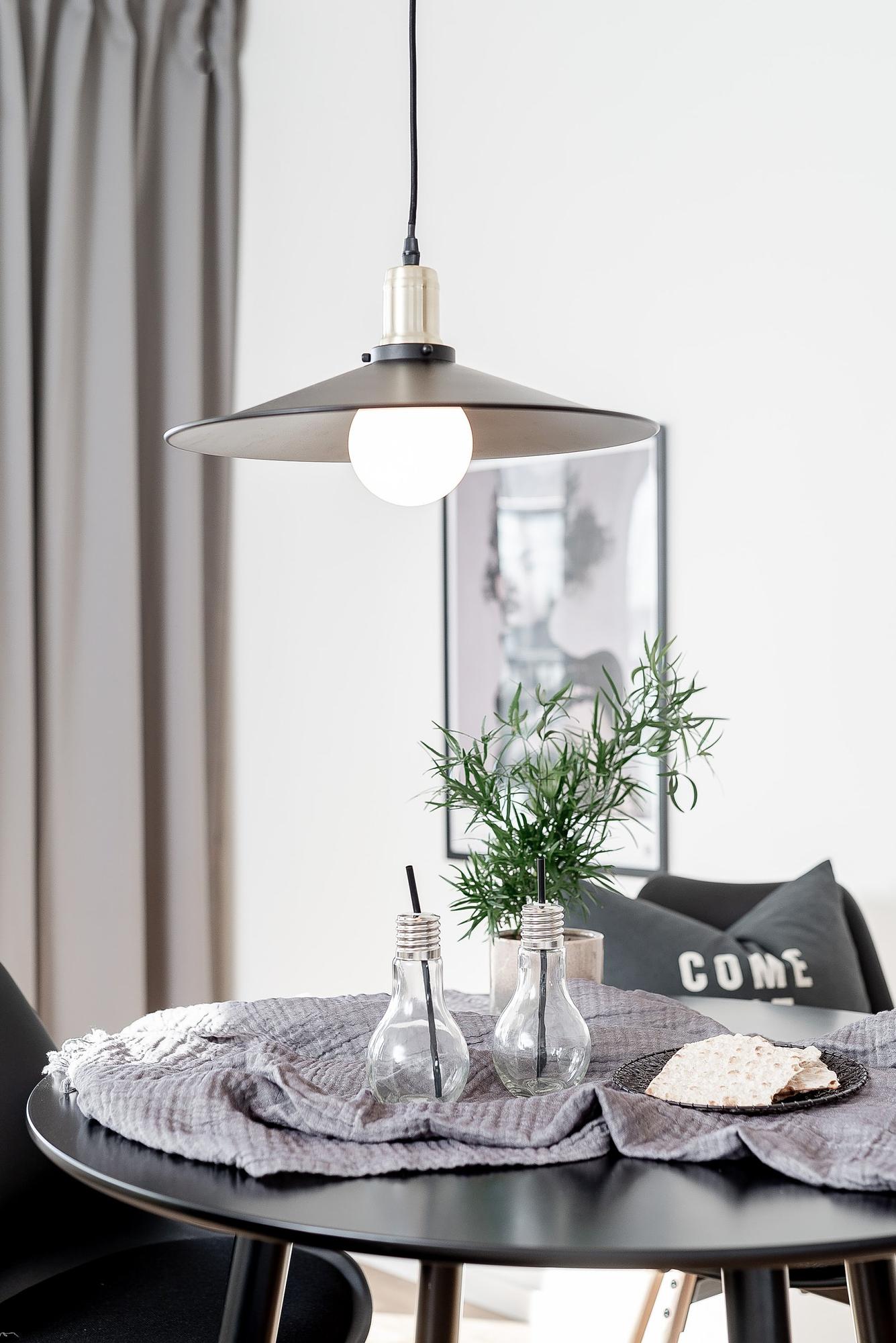 Disc Lampada a sospensione Nero Ø 40cm 3