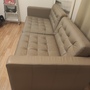 Landskrona Sofa 3-Sitzer Leder Beige 1