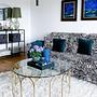 Valen Sofa XL Zebra Print mit Kissen 5
