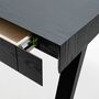 Schreibtisch 4.9 Eschenholz lackiert Schwarz 6