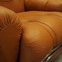 2x Space Age Armchair Orange 1960s 9