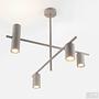 Ceiling light HOVIA 5-Light Cross arm Iron 3