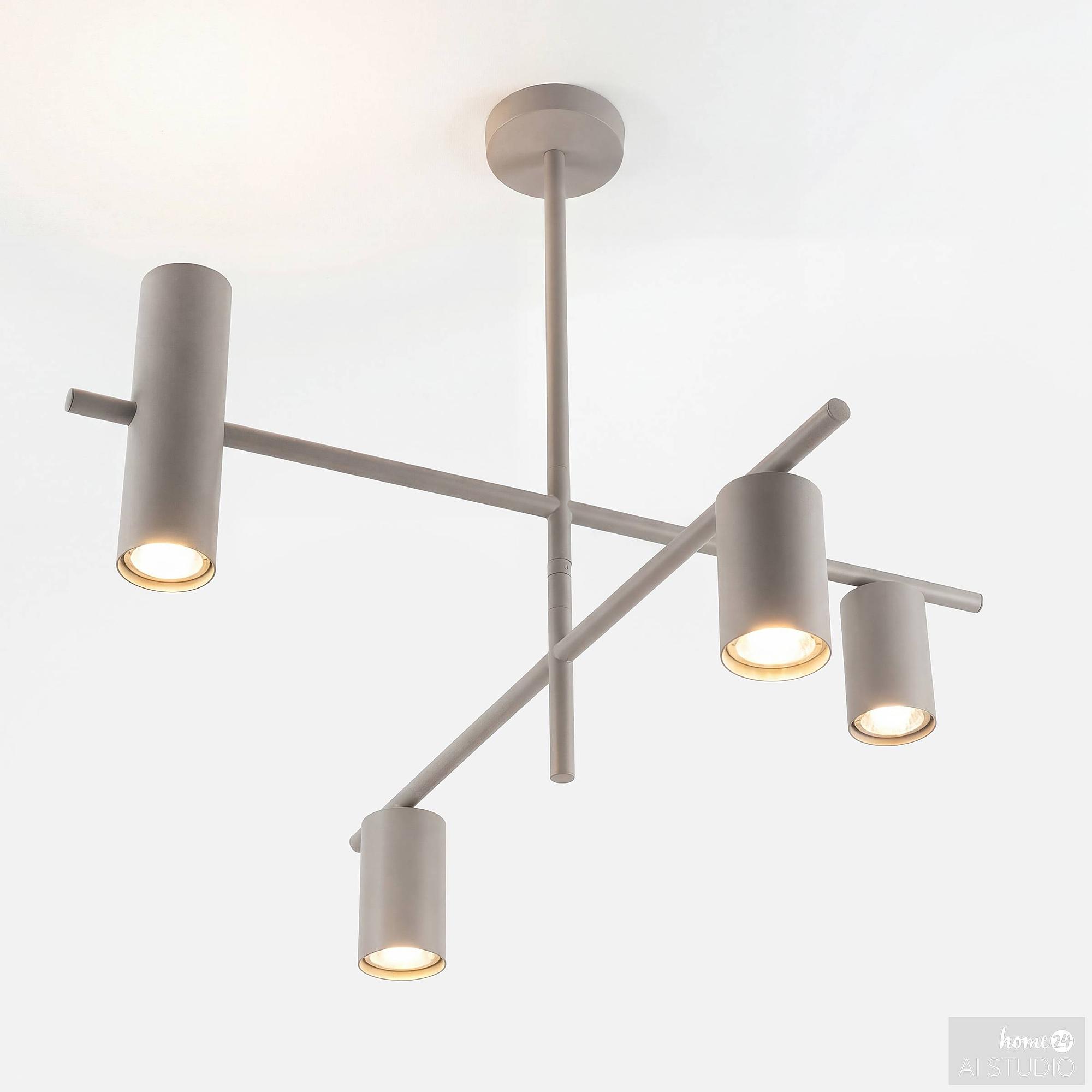 Ceiling light HOVIA 5-Light Cross arm Iron 3