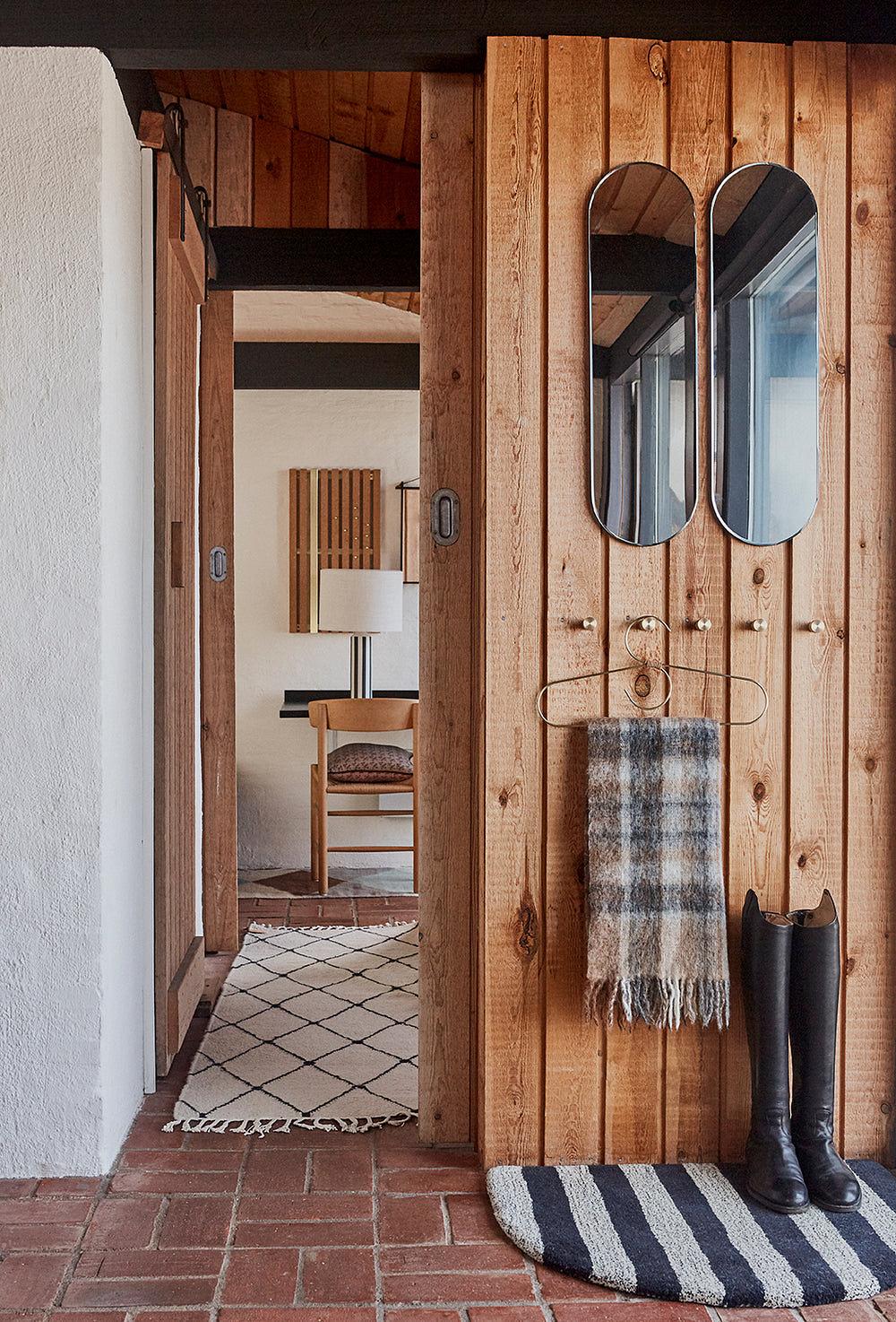 2x Pin Hooks Brass Copper 2