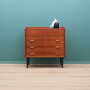 Vintage Schminktisch Teakholz Braun 1960er Jahre 1