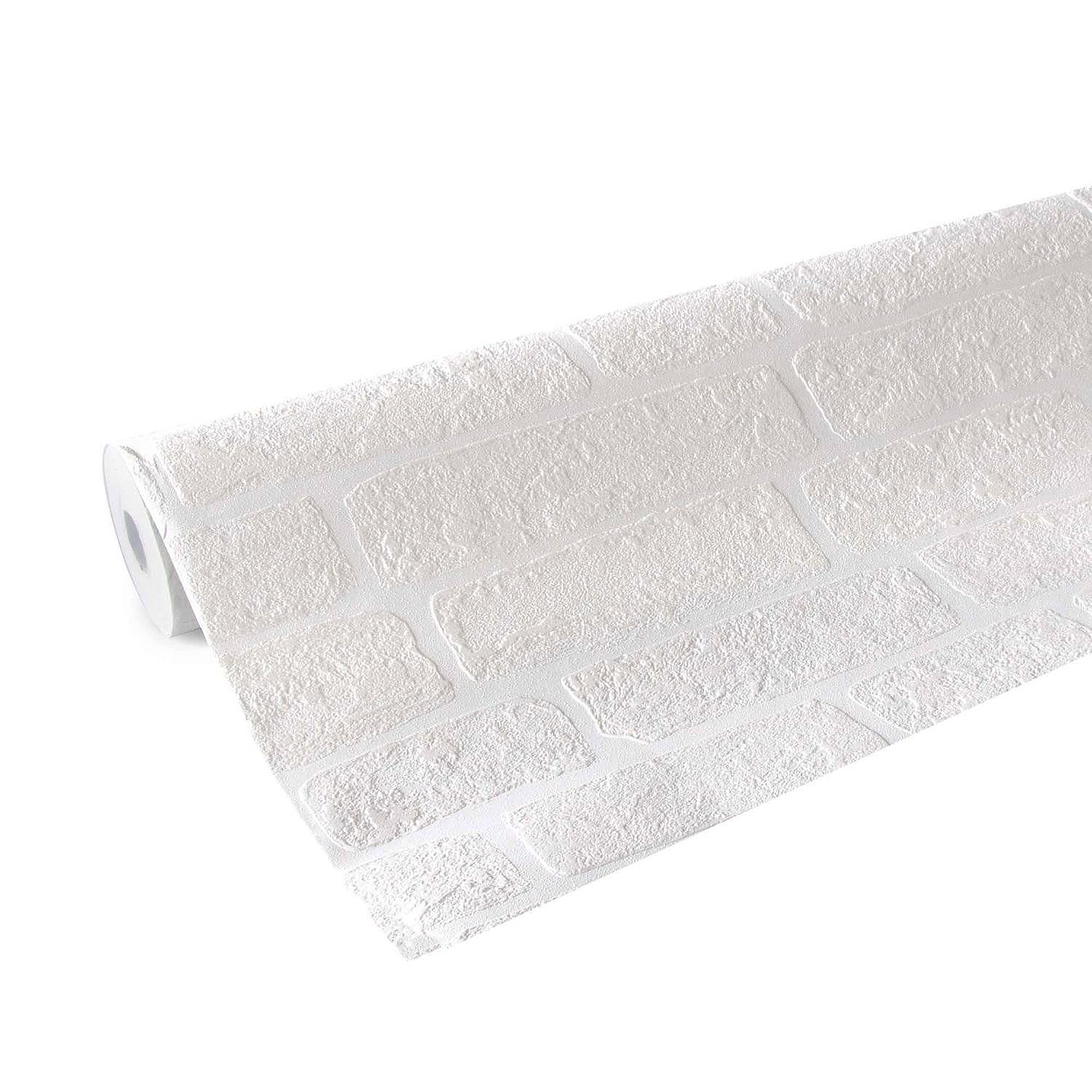 Vliestapete Steine Vlies Weiß 4