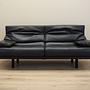 Alanda Sofa Leder 1980er Jahre 2