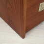 Vintage chest of drawers cherry wood brown 1970s 6