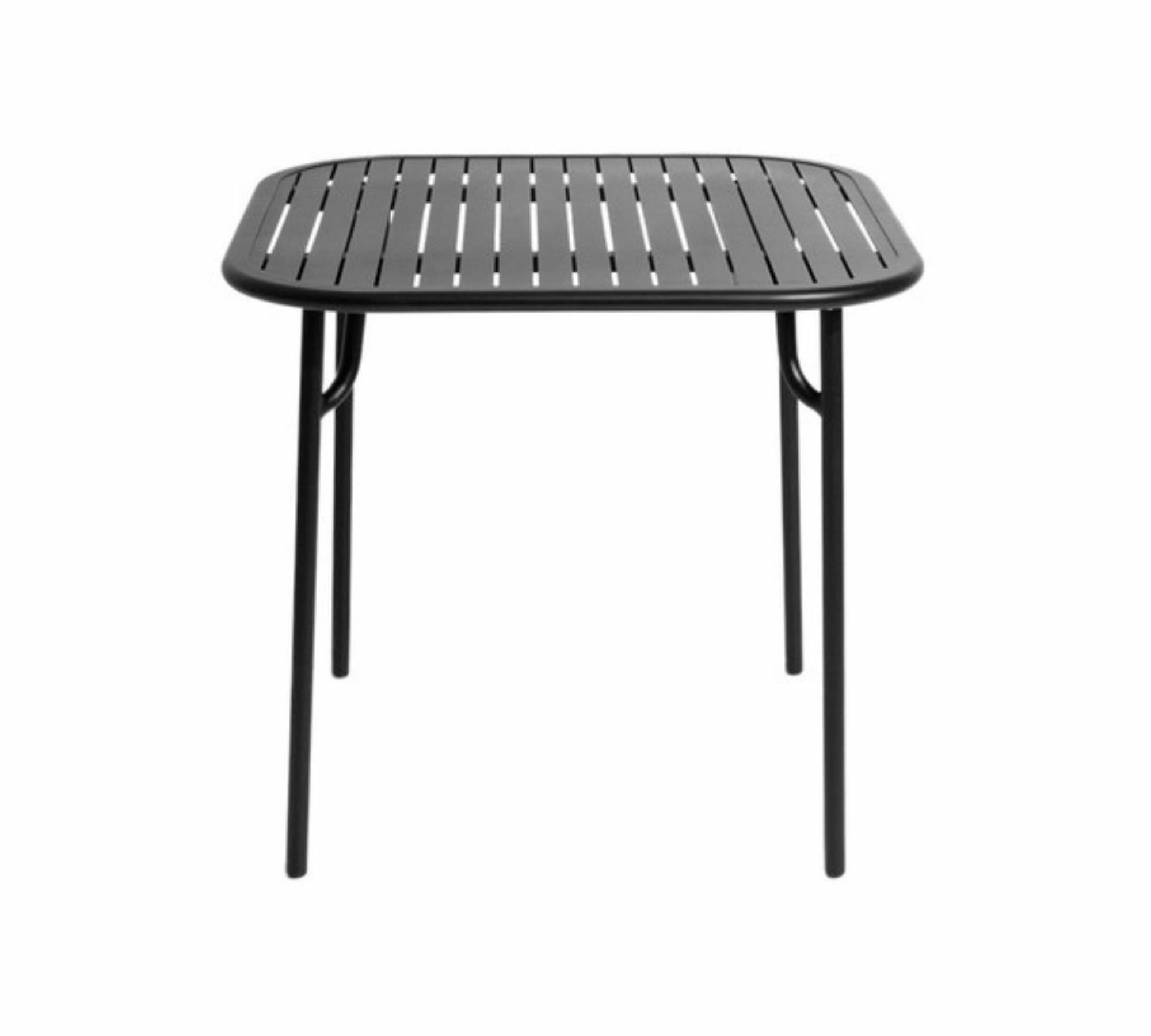 Week-End Gartentisch 85x85cm Schwarz 0