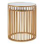 2x Avantis Round Nest Side Table Iron Gold 2