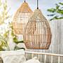 Hanging lamp Solana with solar panel Brown 3