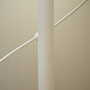 Vintage coat rack metal white 1970s 6