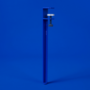 3x Tischbein Stahl Blau 5