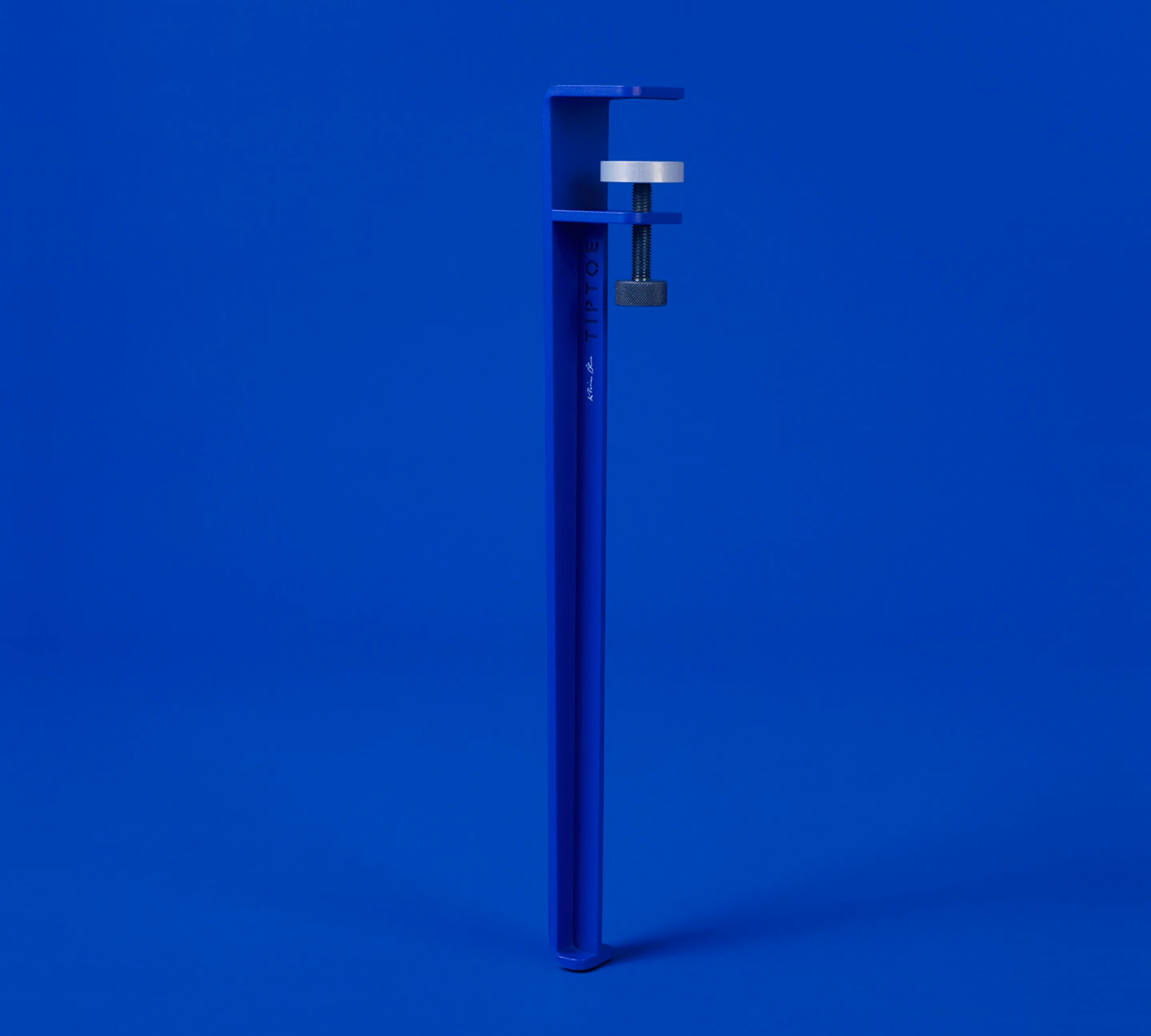 3x Tischbein Stahl Blau 5