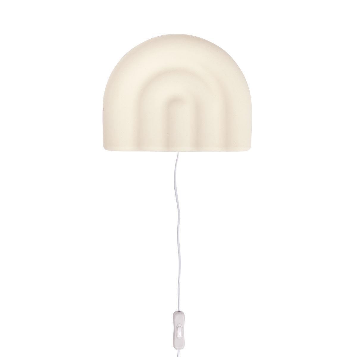 Regenbogen Wandlampe Silikon Creme 0