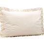 Hailey Pillowcase Poly Velvet White 70×100cm 2