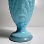 4597 Vase Milchglas Blau 1900er Jahre 2
