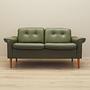 Sofa Leder Grün 1970er Jahre 1