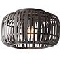 Deckenleuchte Woodrow Rattan Eisen 0