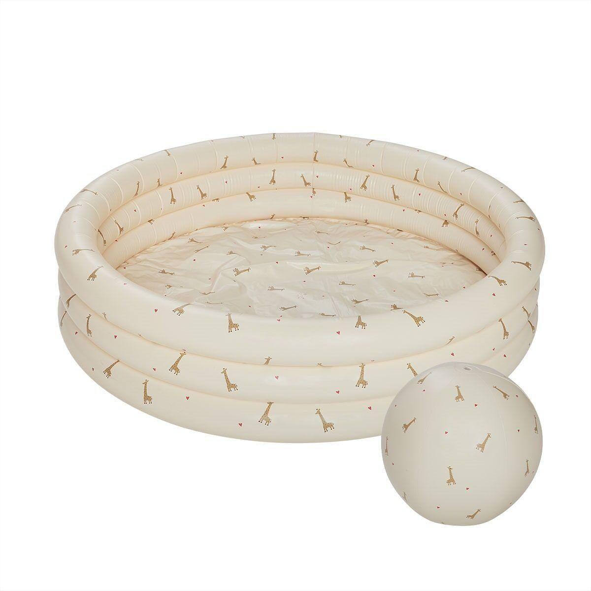 Giraffe Schwimmbad Groß & Strandball 0