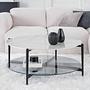 Coffee table HAYESTOWN ceramic marble white 2