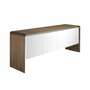Sideboard Nussbaumholz Weiß 2