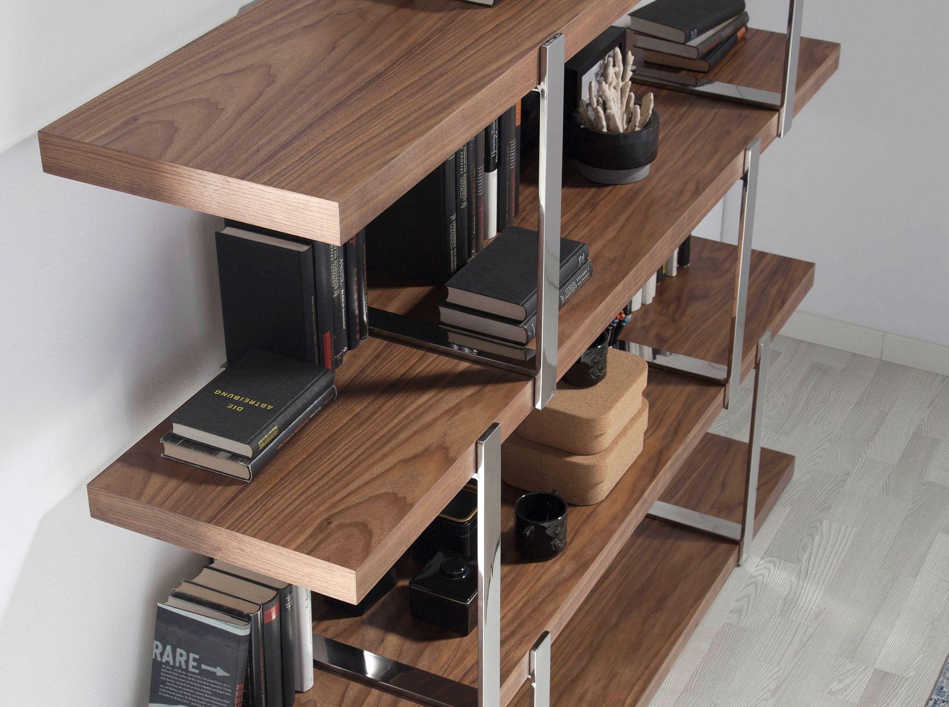 3136 Bücherregal Holz Braun 4