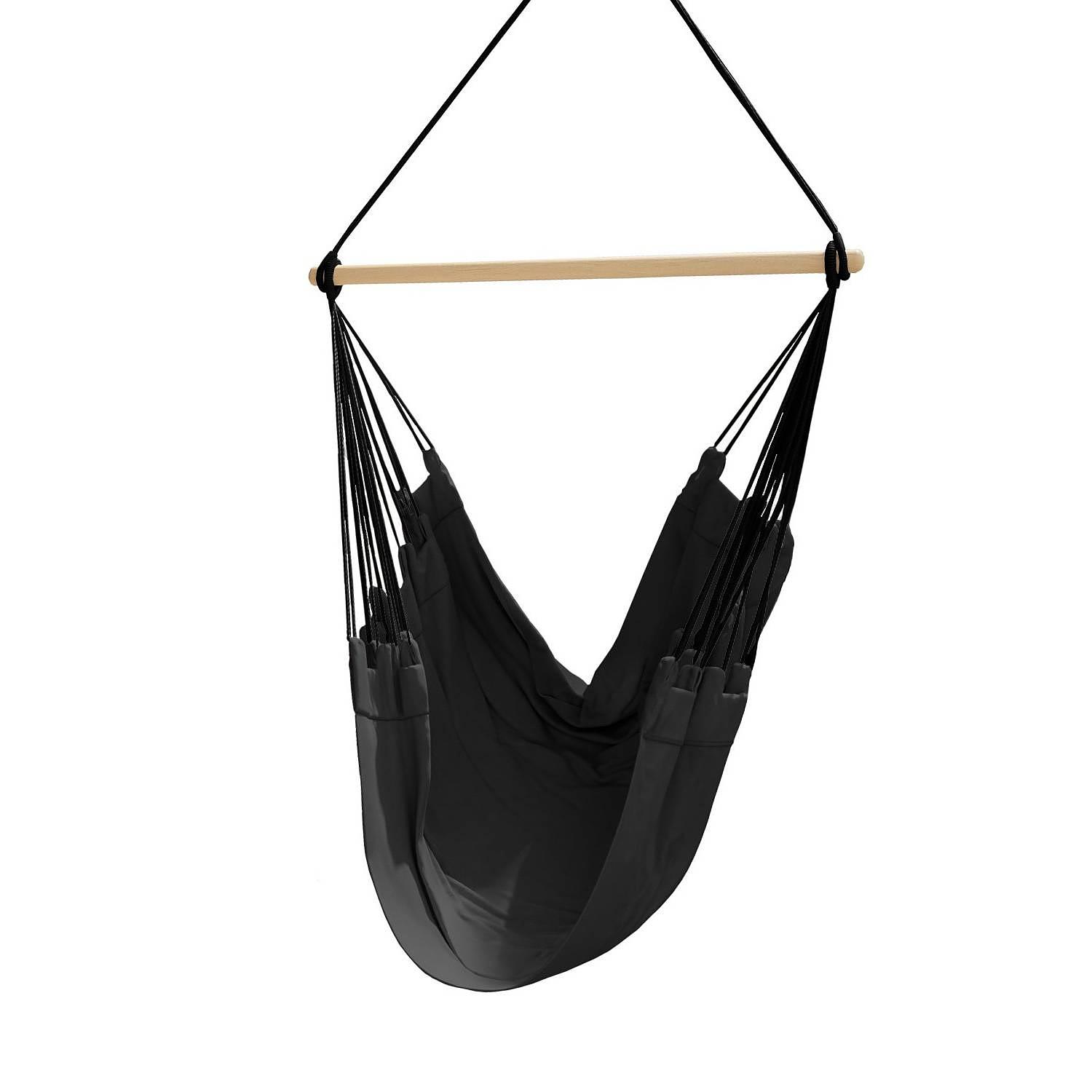 Hanging Chair Malero Cotton Black 0