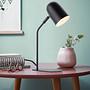 Tong Table lamp Iron Black 1-bulb 1