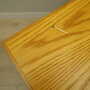 Vintage table ash wood brown 1960s 5