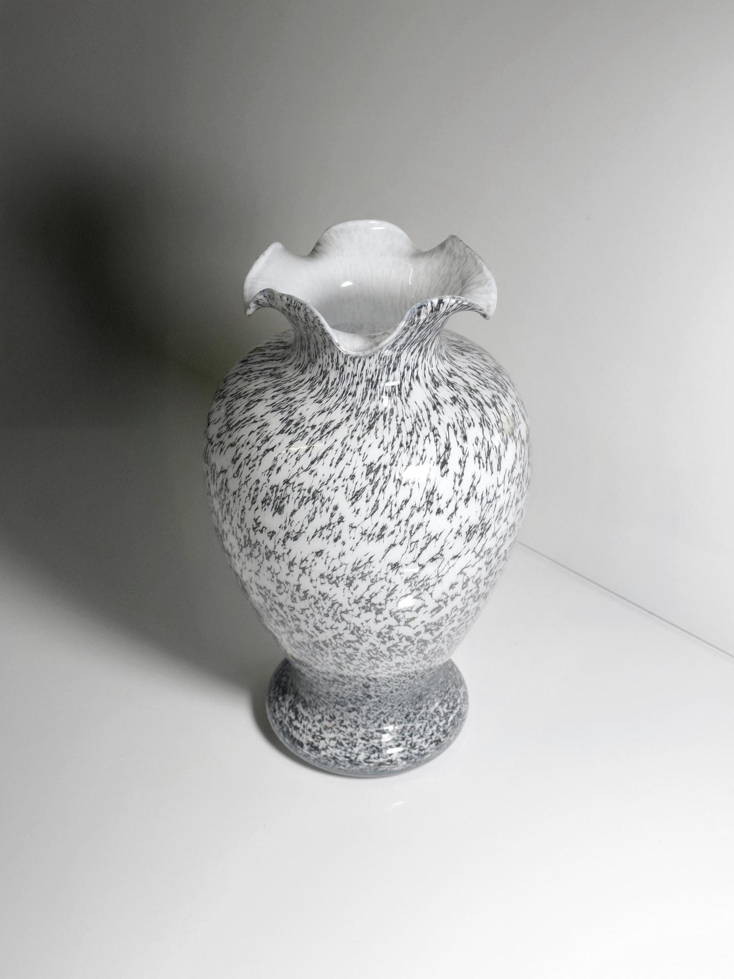 Vintage Vase Murano Glass 80s 4