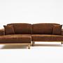 Rens Sofa Récamiere Links Braun 5