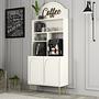 Lyon 80 Schrank Holz Creme Gold 3