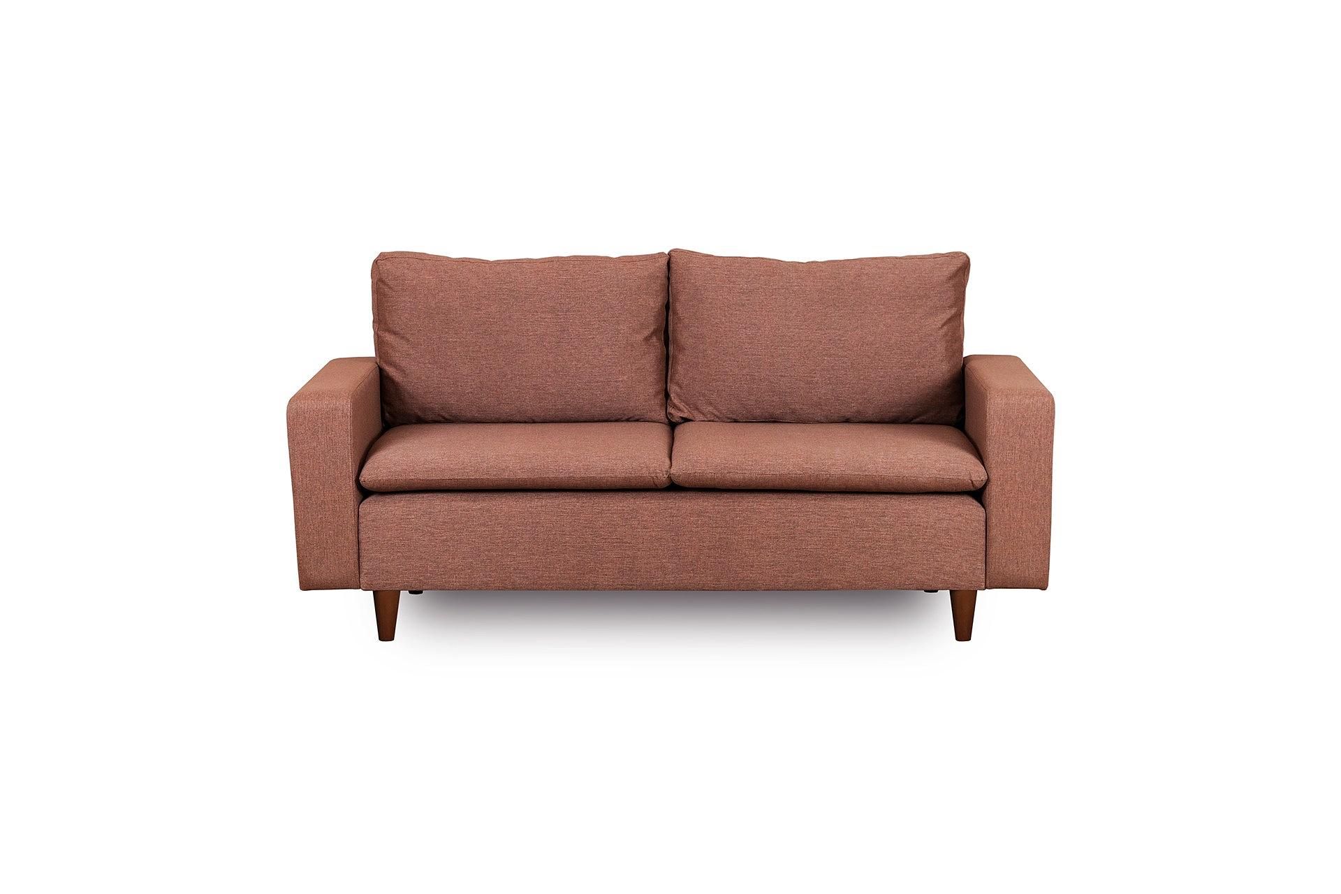 Lungo Sofa 2-Sitzer Hellbraun 8