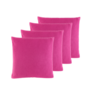 4x Kissenhülle aus Waffelpiqué 100% Baumwolle Pink 0