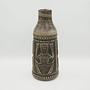 Vase Keramik Grün 1960er Jahre 1