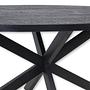 Ovaler Melbourne Esstisch Mangoholz Metall 3