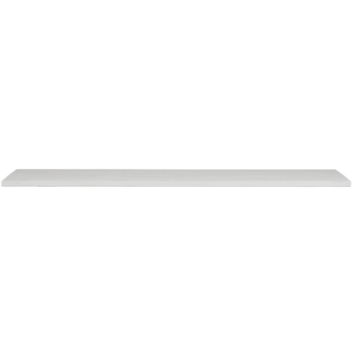 Panel Tischplatte Eschenholz Weiß 220 x 80cm 2
